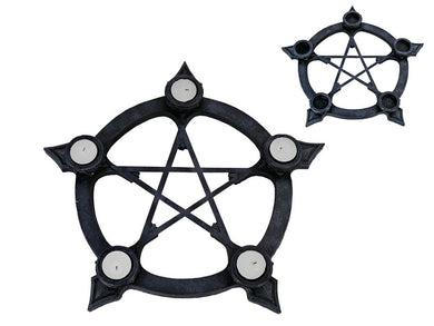 Pentagram Incense Stick and Candle Holder