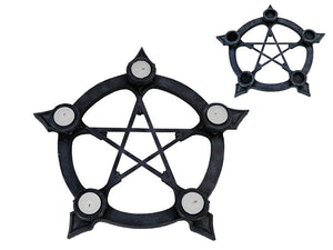 Pentagram Incense Stick and Candle Holder