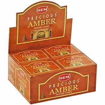 Hem Amber Incense Cones