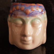 Ceramic Multicolour Buddha Head Oil Burner - My Wish List Gifts