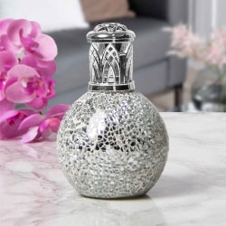 Desire Aroma Silver Air Purifying Wick & Flame Method Aroma Fragrance Oil Lamp