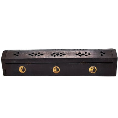Incense & Cone Burner Yin Yang Black