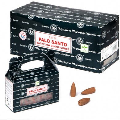 Satya Sai Baba Palo Santo Masala Backflow Incense Cone
