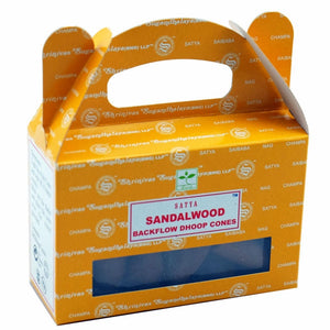 Satya Sai Baba Sandalwood Masala Backflow Incense Cone