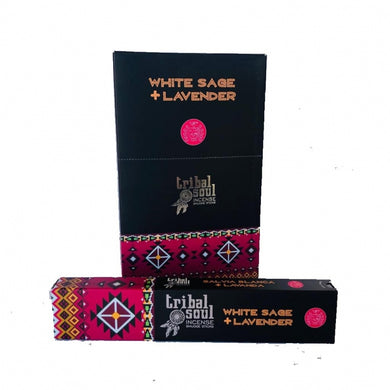 Tribal Soul White Sage and Lavender  Incense 15gm
