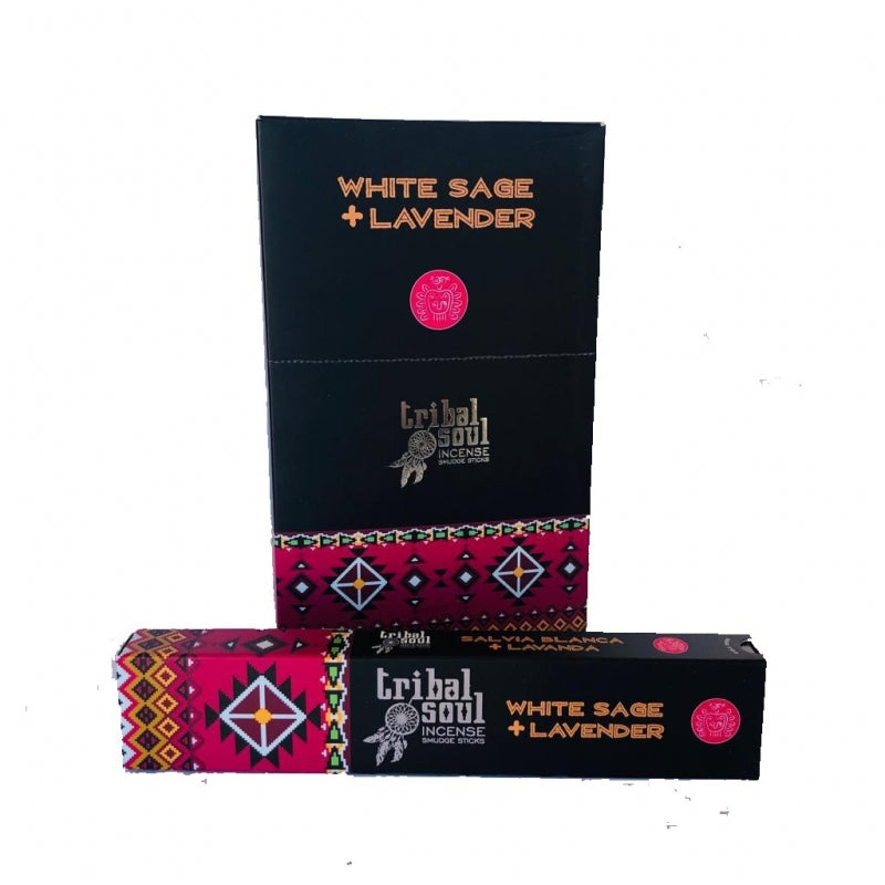 Tribal Soul White Sage and Lavender  Incense 15gm