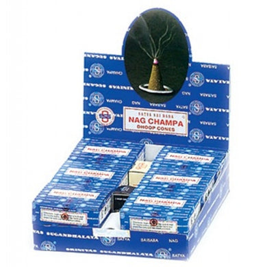 Satya Sai Baba Nag Champa Masala Incense Cone - My Wish List Gifts